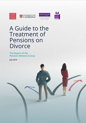 Pension Advisory Group guide to treatment of pensions on divorce