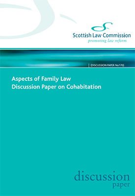 Scottish Law Commission discussion paper on cohabitation draws on Miles' research